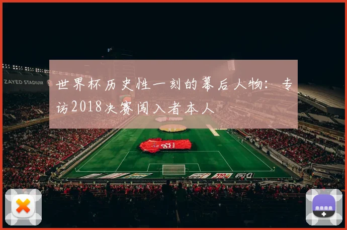 世界杯历史性一刻的幕后人物:专访2018决赛闯入者本人