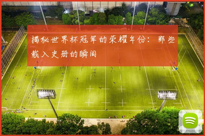 揭秘世界杯冠军的荣耀年份：那些载入史册的瞬间